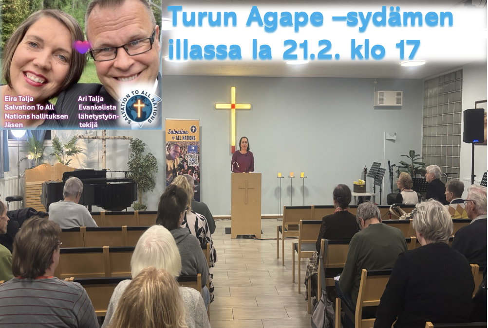 Syty lähetystyöstä Turussa La 21.2.2026 klo 17