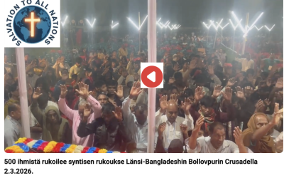 ”Minä sanon teille: samoin on Jumalan enkeleillä ilo yhdestä syntisestä, joka tekee parannuksen.” Luuk.15:10