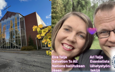 Syty Jumalan suurista teoista lähetystyössä Seinäjoella su 23.8. klo 11